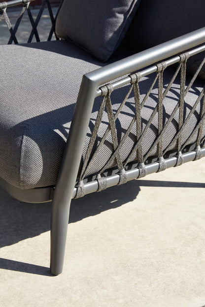 Ridge Rope Modular Lounge Set – 3-Piece – Lava Frame | Moss & Timber