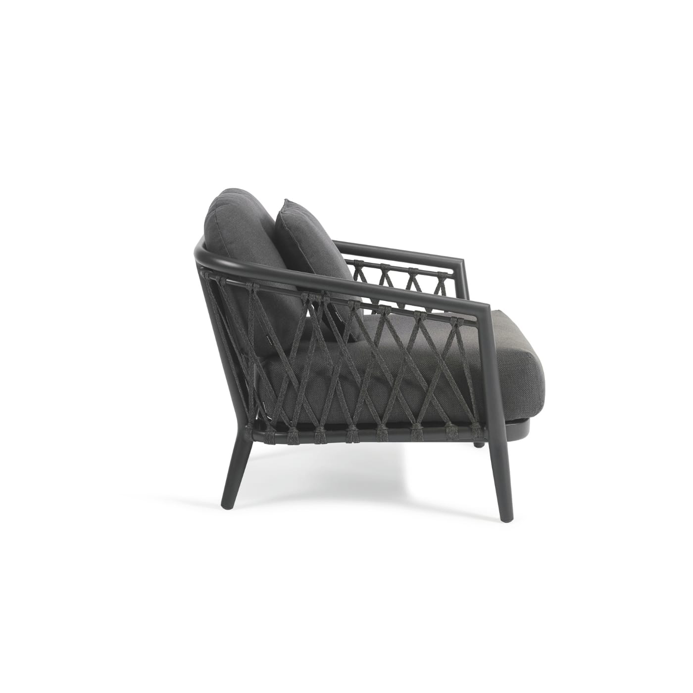 Ridge Rope Modular Single-Seat Sofa– Lava Frame | Moss & Timber