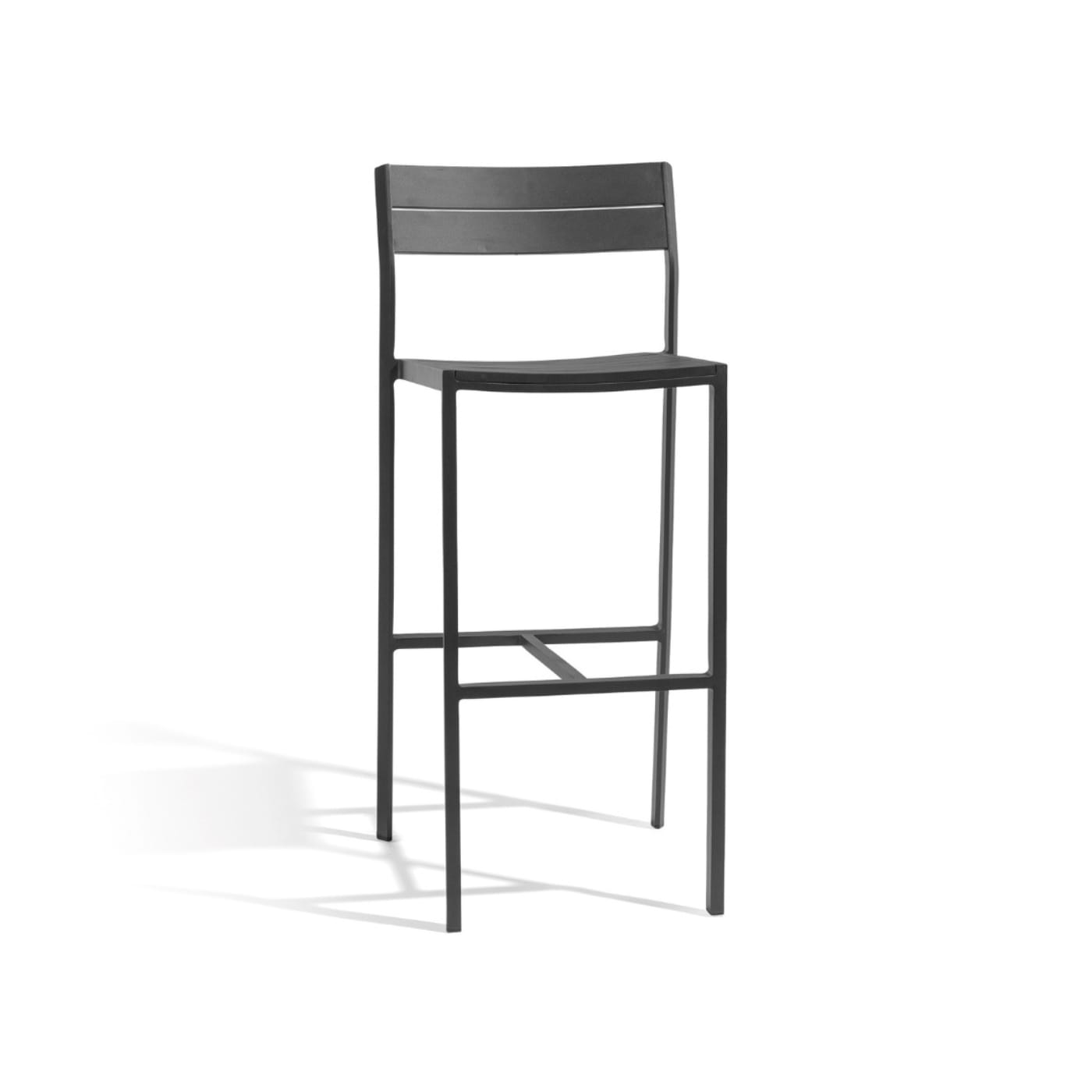 Barstool – Aluminum– Welded– Lava Black | Moss & Timber