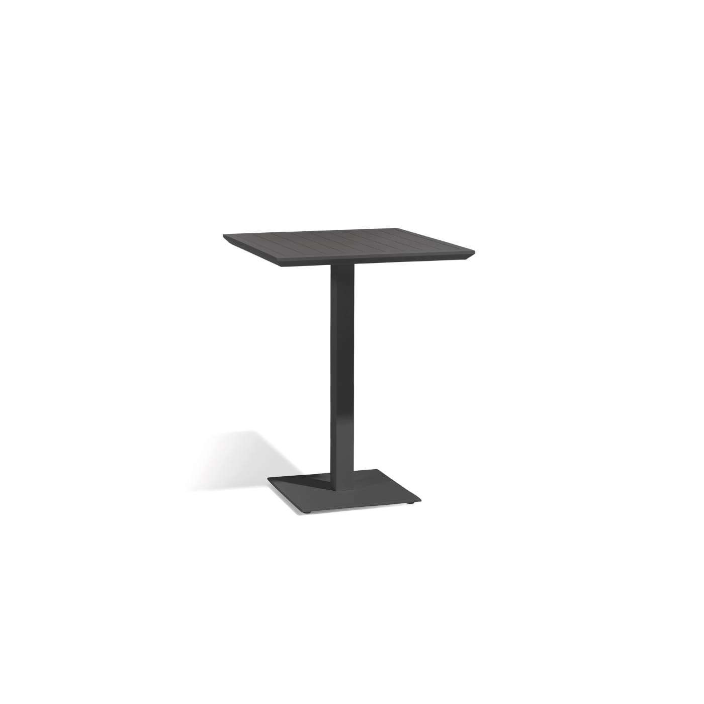 Bistro Table – Aluminum –  Black - Square –  | Moss & Timber