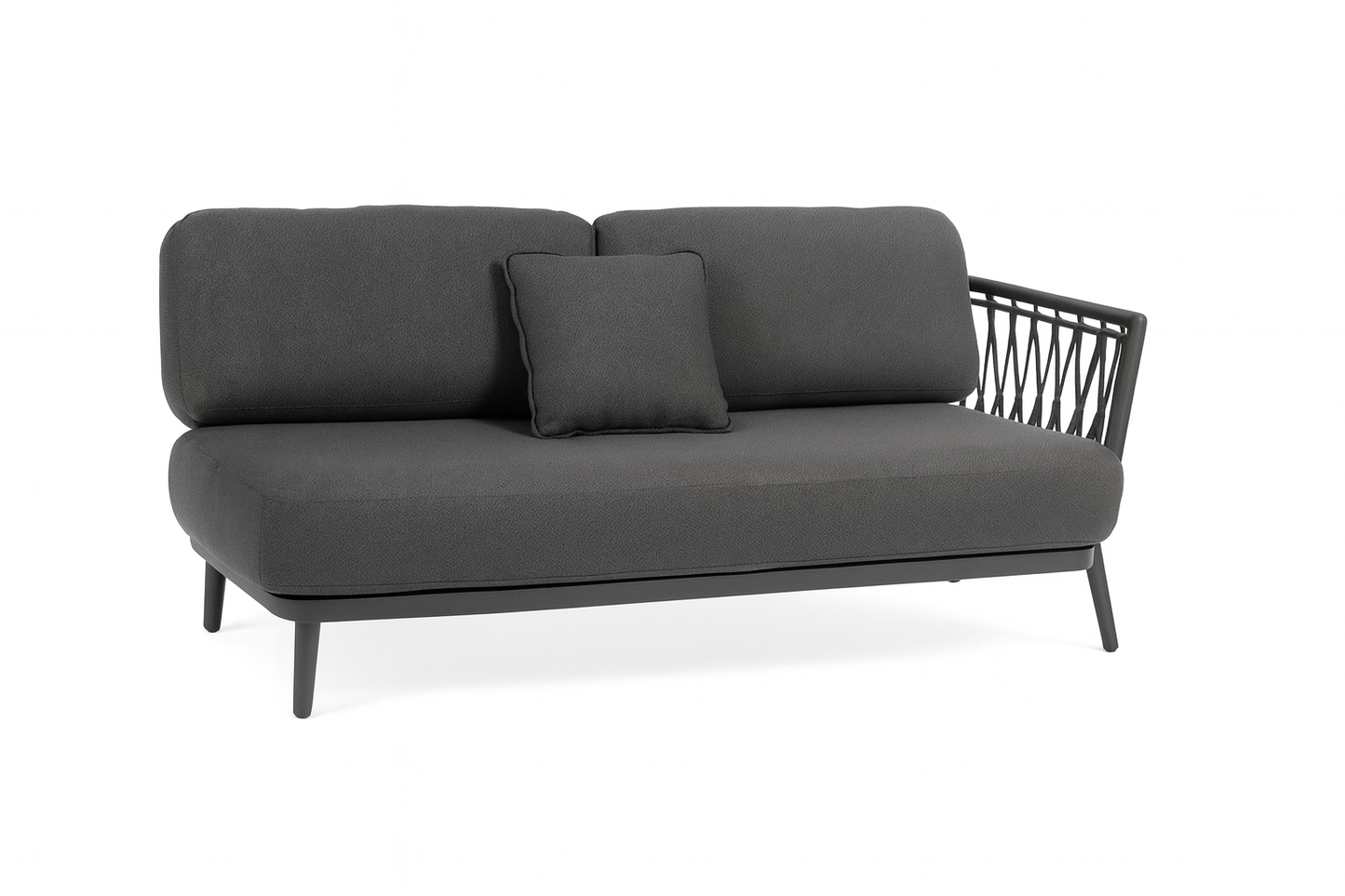 Ridge Rope Modular Lounge Set – 3-Piece – Lava Frame | Moss & Timber