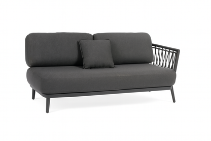 Ridge Rope Modular Lounge Set – 3-Piece – Lava Frame | Moss & Timber