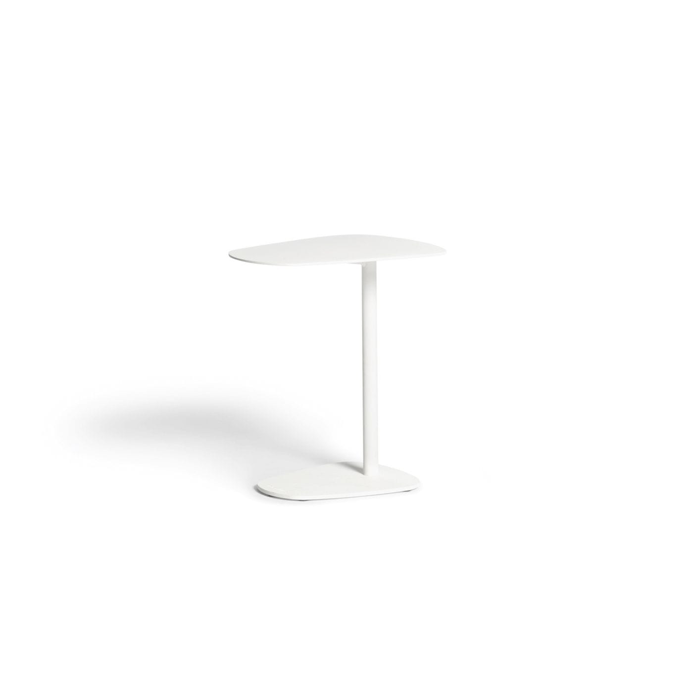 Aluminum Pebble Side Table – Black/White | Moss & Timber